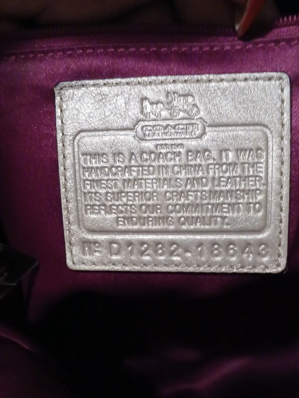 Coach shoulder bag